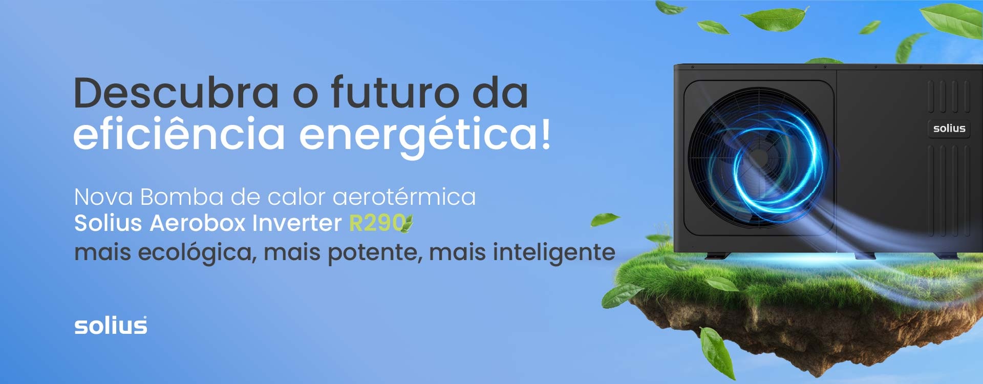 Solius Aerobox Inverter R290 — bomba de calor