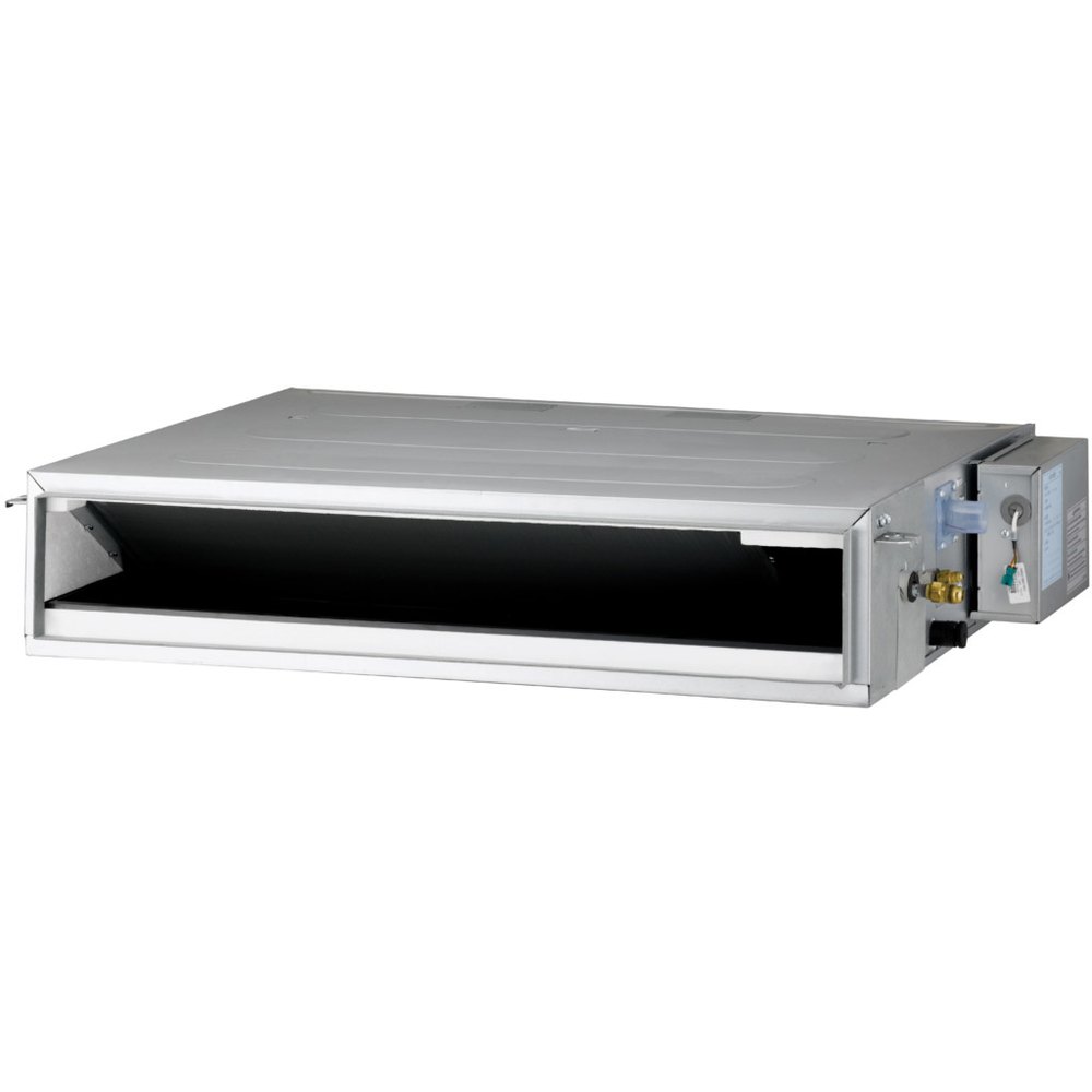 Unidade interior LG de condutas de baixa pressao estatica CL09F, fundo branco