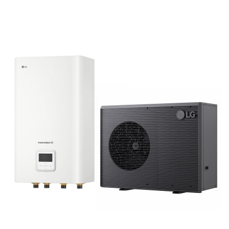 Bomba de calor LG Therma V Monobloco R290 com unidade de controlo
